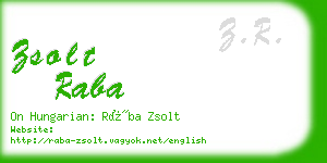 zsolt raba business card